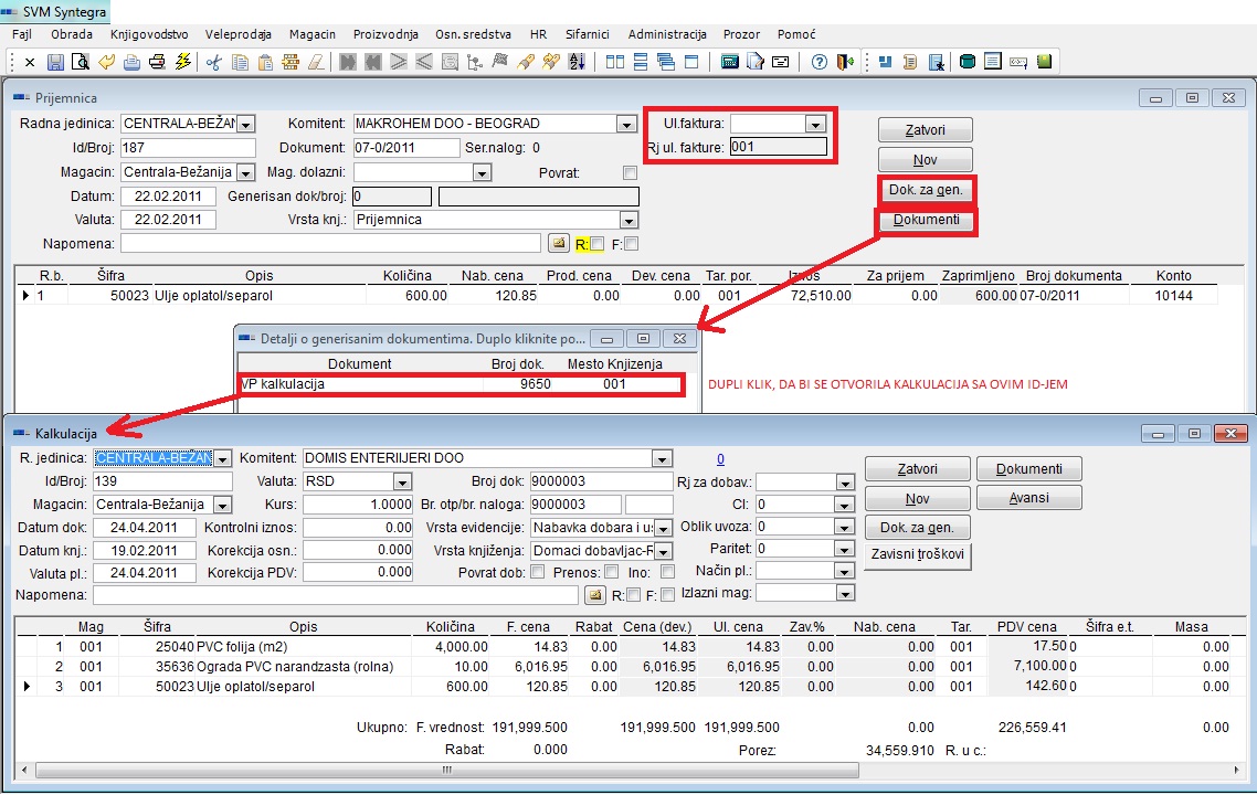 Generisanje VP kalkulacije iz prijema.jpg